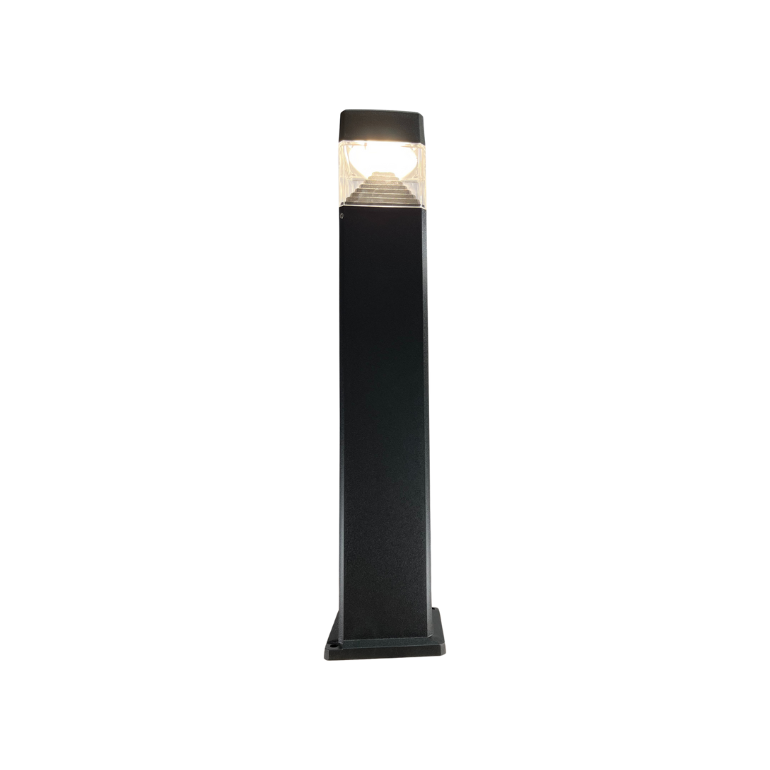 Bolardo – ESTER - Con 1 lámpara LED GX53 - Acabado negro 2 Bolardo – ESTER - Con 1 lámpara LED GX53 - Acabado negro - Imagen 2