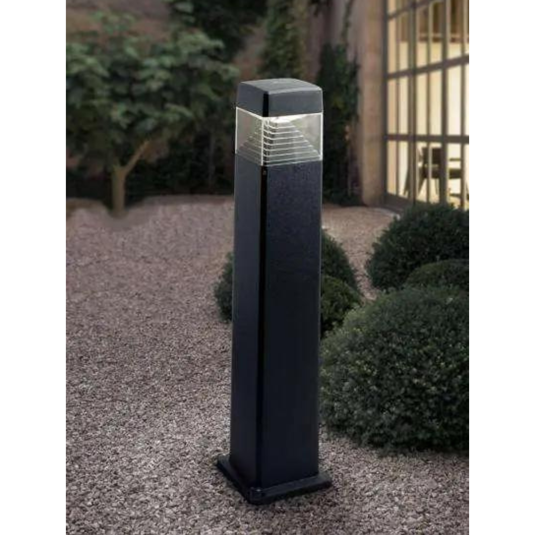 Bolardo – ESTER - Con 1 lámpara LED GX53 - Acabado negro 3 Bolardo – ESTER - Con 1 lámpara LED GX53 - Acabado negro - Imagen 3