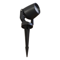 Reflector de exterior con estaca – Para 1 lámpara GU10 - Acabado negro