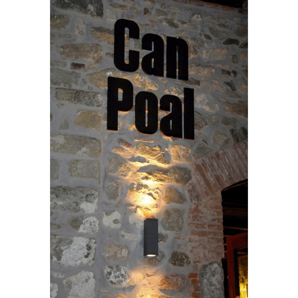 Lámpara de pared exterior - Para 1 luces GU10 - Acabado antracita 4 Lámpara de pared exterior - Para 1 luces GU10 - Acabado antracita - Imagen 4