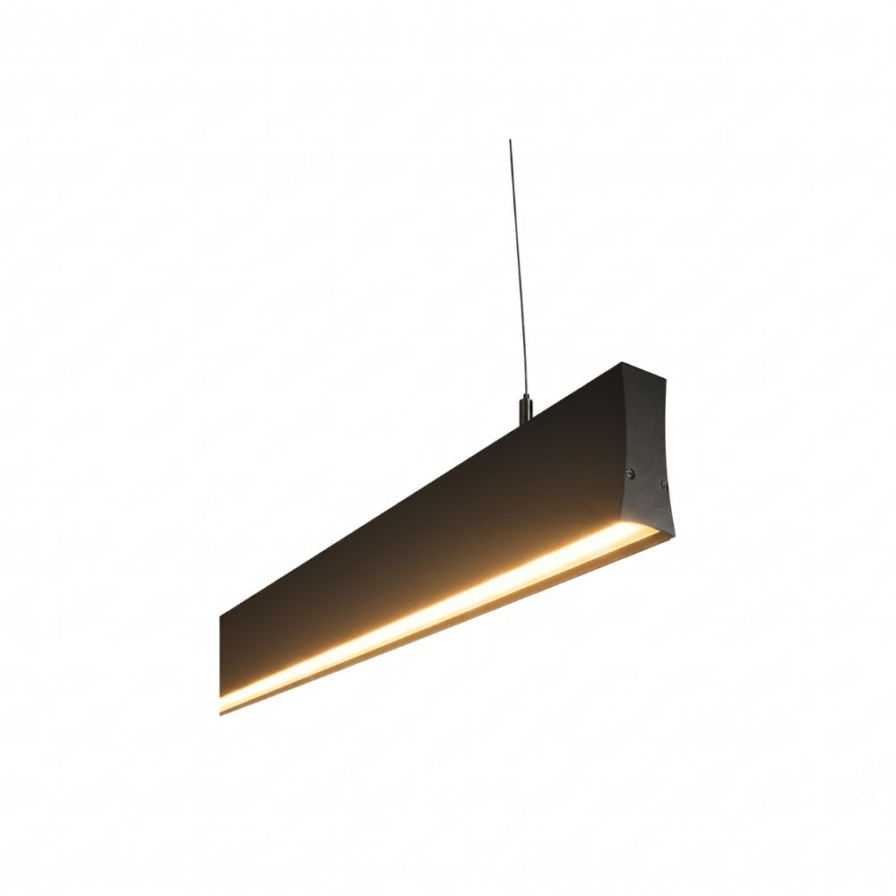 Luminaria lineal LED - Para sobreponer/suspender - Largo de 113cm - 47W - Luz cálida 2 Luminaria lineal LED - Para sobreponer/suspender - Largo de 113cm - 47W - Luz cálida - Imagen 2