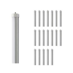 Tubo LED T8 aluminio frost - 40W - 96" - Luz fría - Caja de 20 unidades