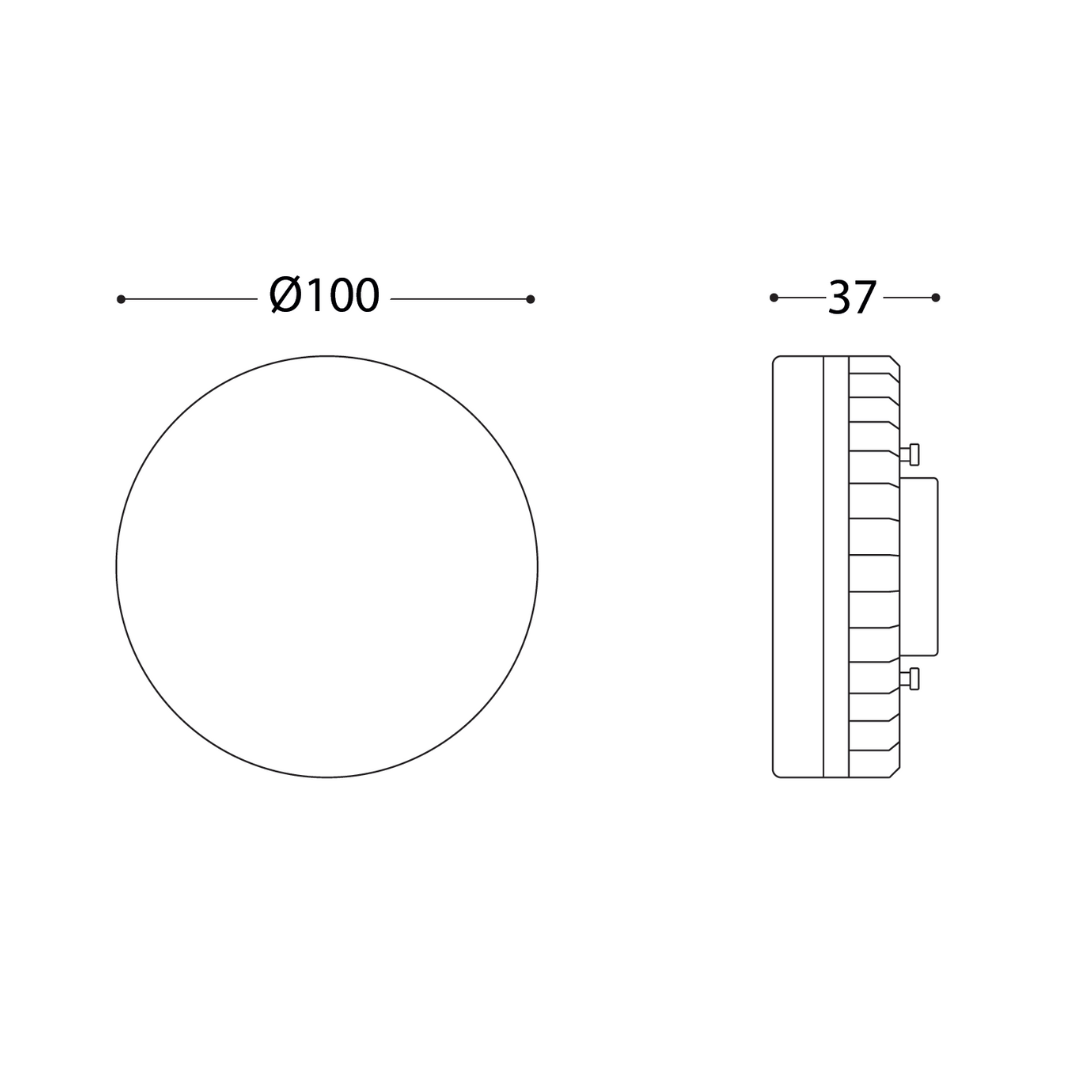 Bombillo LED GX53 - 10W - Kelvin seleccionable 2 Bombillo LED GX53 - 10W - Kelvin seleccionable - Imagen 2