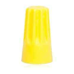 Conector roscable para cable - amarillo