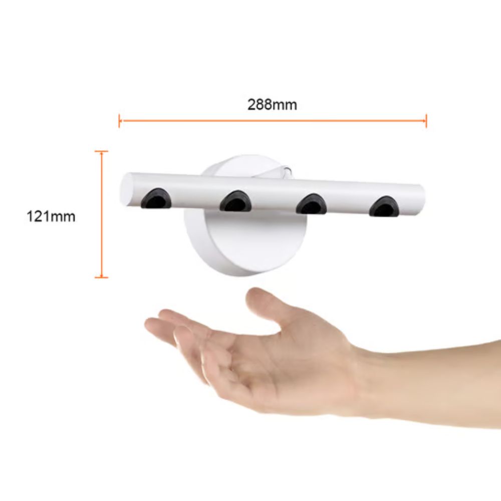 Lámpara de pared interior - LED Integrado - 9W - Luz cálida - Acabado blanco 5 Lámpara de pared interior - LED Integrado - 9W - Luz cálida - Acabado blanco - Imagen 5