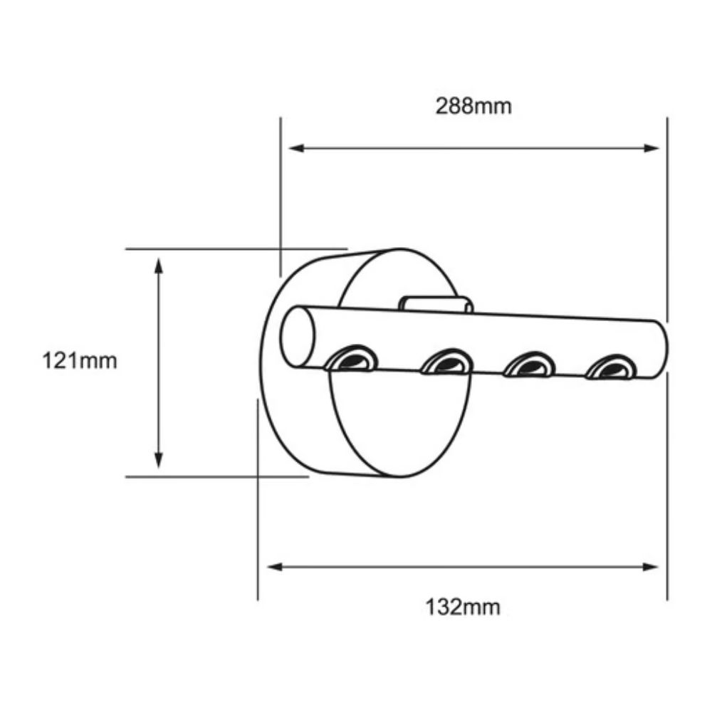 Lámpara de pared interior - LED Integrado - 9W - Luz cálida - Acabado blanco 6 Lámpara de pared interior - LED Integrado - 9W - Luz cálida - Acabado blanco - Imagen 6