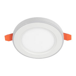 Ojo de buey empotrable LED - 9W - Acabado blanco - Kelvin seleccionable