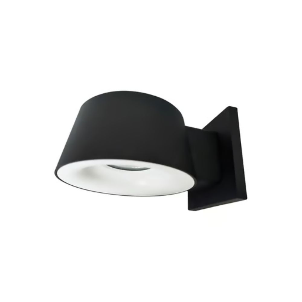 Lámpara de pared exterior - LED Integrado - 10W - Luz cálida - Acabado negro 1 Lámpara de pared exterior - LED Integrado - 10W - Luz cálida - Acabado negro