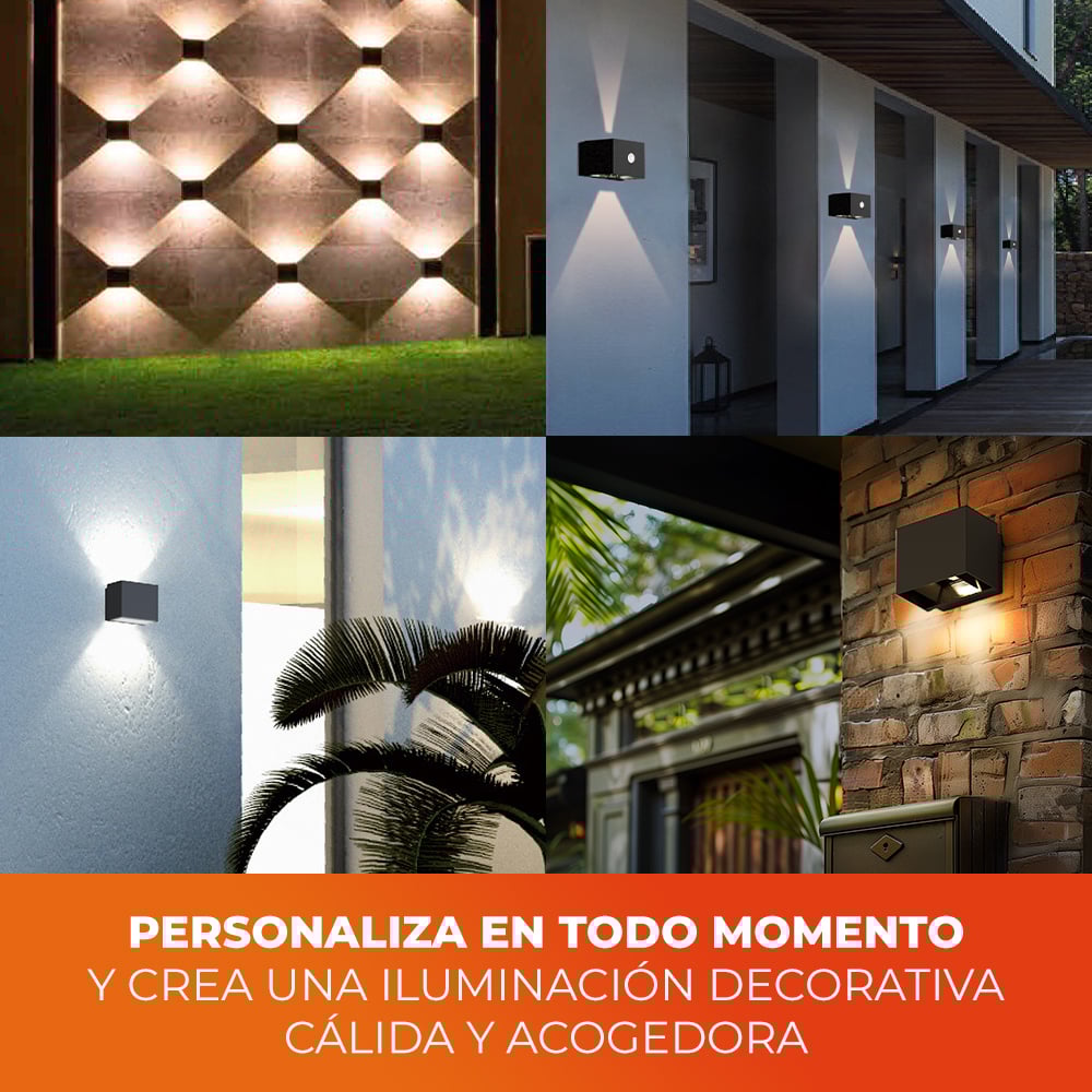 Lámpara de pared interior - LED Integrado - 10W - Luz cálida - Acabado negro 5 Lámpara de pared interior - LED Integrado - 10W - Luz cálida - Acabado negro - Imagen 5