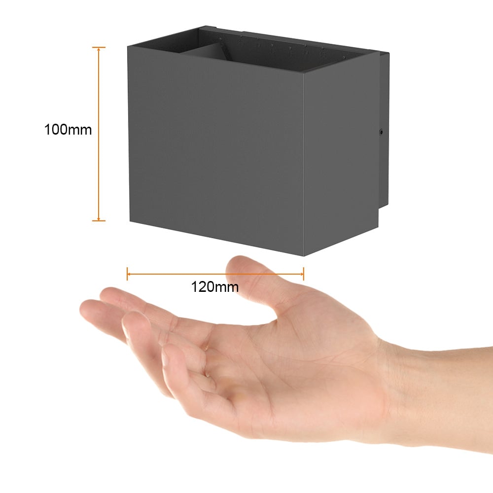 Lámpara de pared interior - LED Integrado - 10W - Luz cálida - Acabado negro 8 Lámpara de pared interior - LED Integrado - 10W - Luz cálida - Acabado negro - Imagen 8