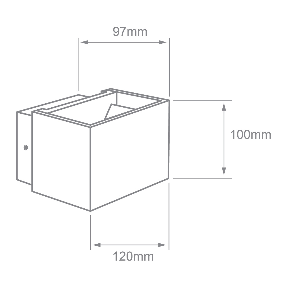 Lámpara de pared interior - LED Integrado - 10W - Luz cálida - Acabado negro 9 Lámpara de pared interior - LED Integrado - 10W - Luz cálida - Acabado negro - Imagen 9