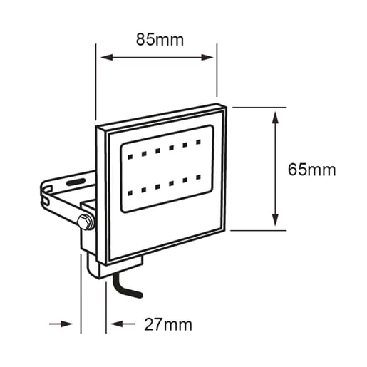 Reflector de exterior - LED integrado - 10W - Luz cálida 11 Reflector de exterior - LED integrado - 10W - Luz cálida - Imagen 11