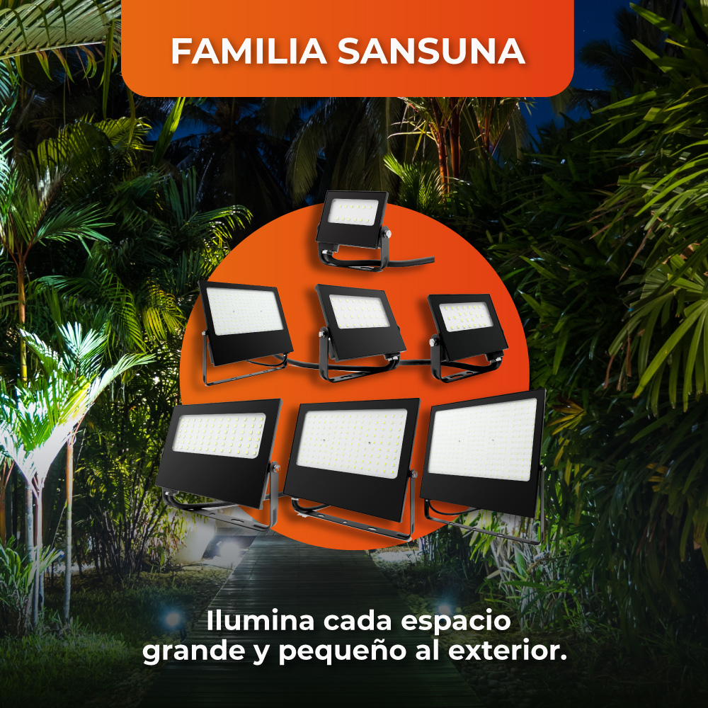 Reflector de exterior - LED integrado - 10W - Luz cálida 9 Reflector de exterior - LED integrado - 10W - Luz cálida - Imagen 9