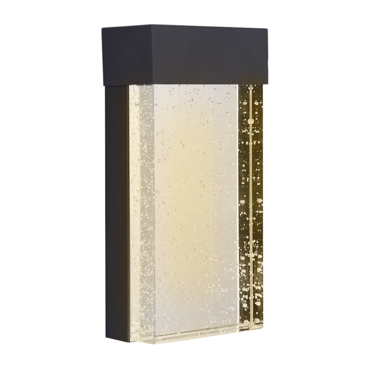 Lámpara de pared exterior - LED integrado - 12W - Luz cálida - Acabado negro 2 Lámpara de pared exterior - LED integrado - 12W - Luz cálida - Acabado negro - Imagen 2