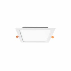 Ojo de buey empotrable LED - 12W - Acabado blanco - Luz cálida
