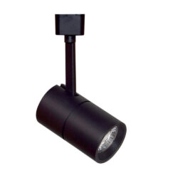 Lámpara de riel con LED integrado - 12W - Acabado negro - Kelvin seleccionable