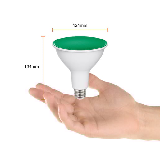 Reflector LED PAR38 - 13.5W - Verde 5 Reflector LED PAR38 - 13.5W - Verde - Imagen 5