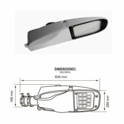 Lámpara cobra LED - 150W - Luz de día