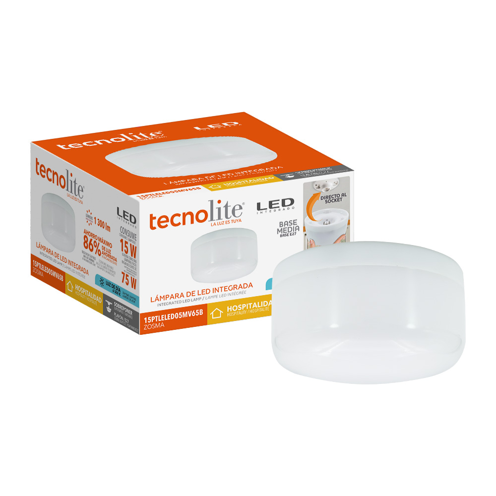 Bombilla LED circular - 15W - Luz fría 3 Bombilla LED circular - 15W - Luz fría - Imagen 3