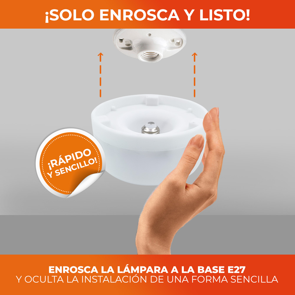 Bombilla LED circular - 15W - Luz fría 7 Bombilla LED circular - 15W - Luz fría - Imagen 7