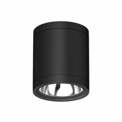 Cilindro de sobreponer LED - 15W - Acabado negro - Luz blanca configurable