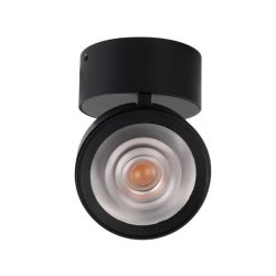 Reflector de sobreponer dirigible LED - 15W - Acabado negro - Luz cálida