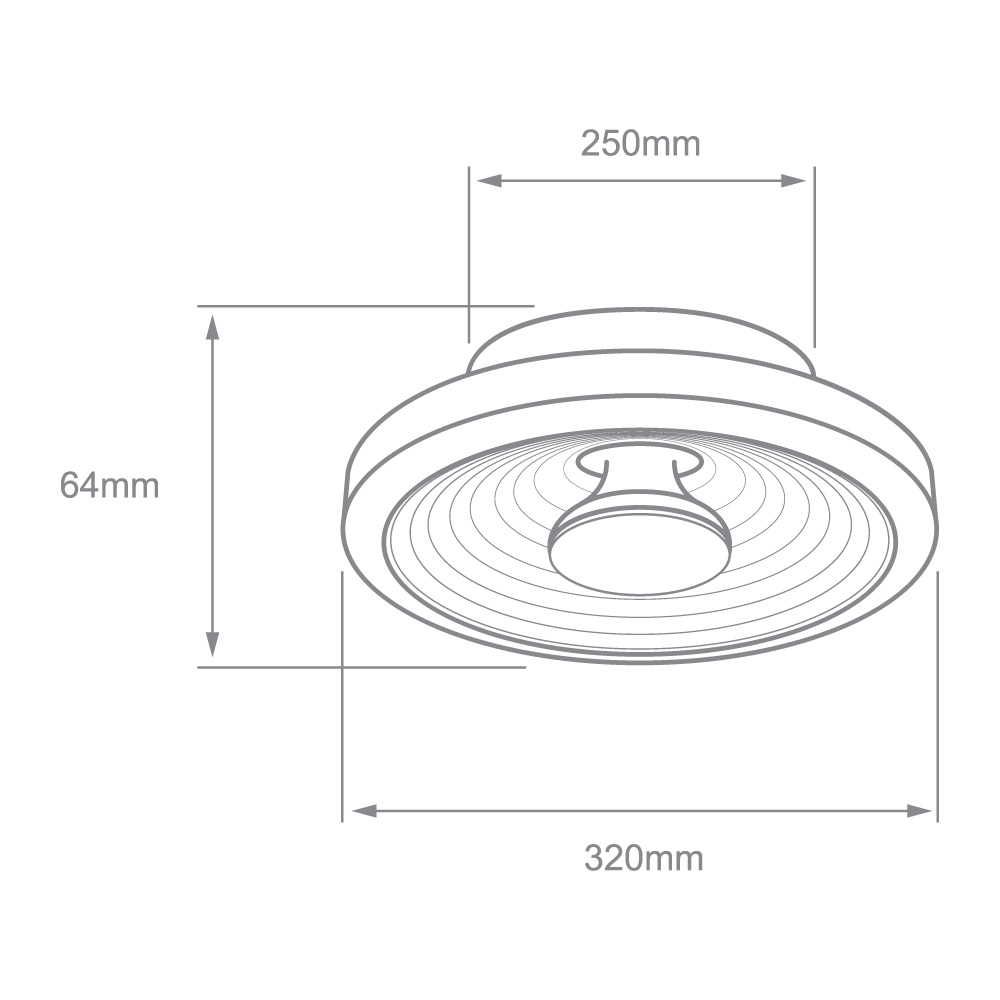 Plafón LED de sobreponer - 18W - Acabado blanco - Kelvin seleccionable 6 Plafón LED de sobreponer - 18W - Acabado blanco - Kelvin seleccionable - Imagen 6