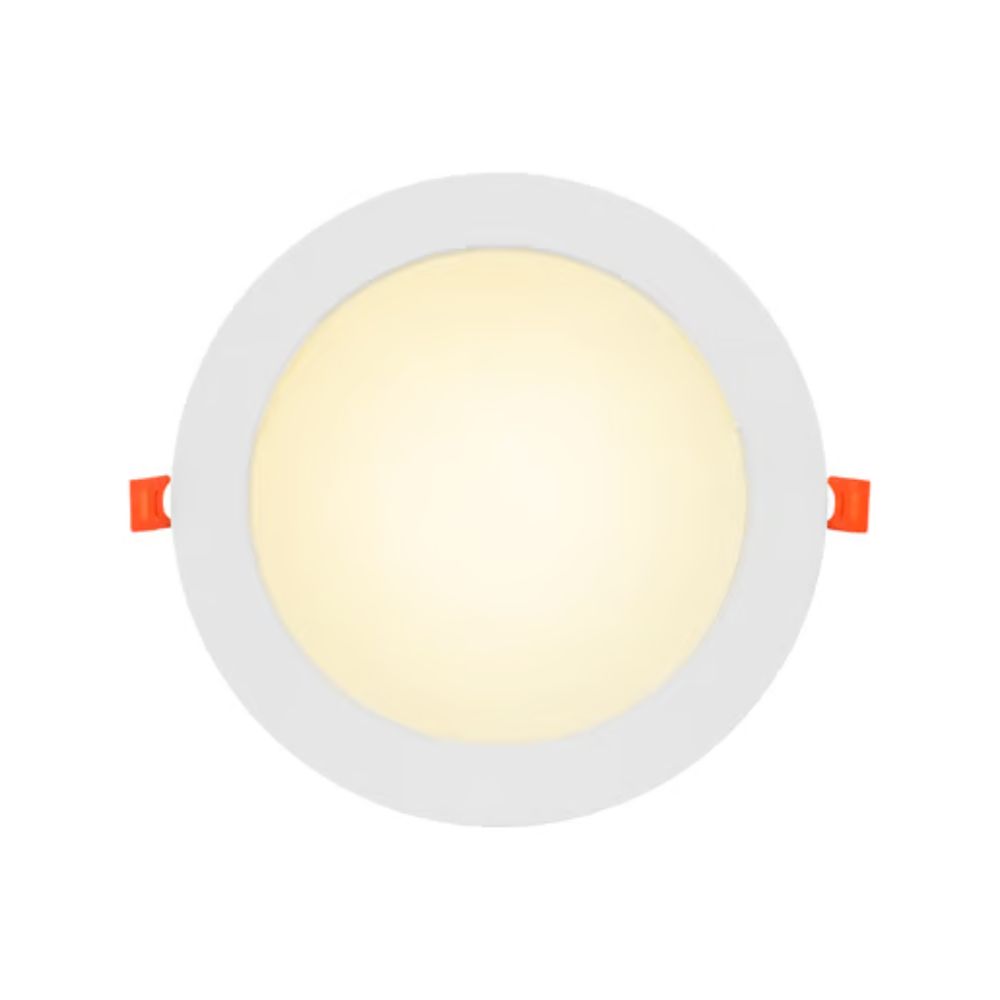 Ojo de buey empotrable LED - 18W - Acabado blanco - Luz cálida 2 Ojo de buey empotrable LED - 18W - Acabado blanco - Luz cálida - Imagen 2