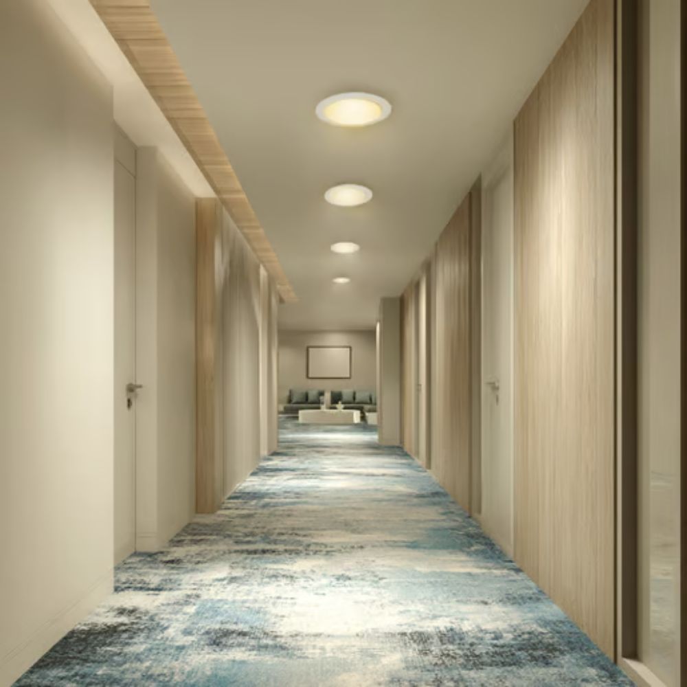 Ojo de buey empotrable LED - 18W - Acabado blanco - Luz cálida 5 Ojo de buey empotrable LED - 18W - Acabado blanco - Luz cálida - Imagen 5