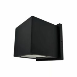 Lámpara de pared exterior - LED Integrado - 20W - Luz cálida - Acabado negro