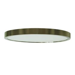 Plafón LED de sobreponer - 21W - Acabado nickel satinado - Kelvin seleccionable