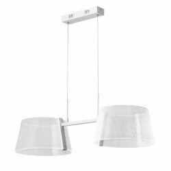 Lámpara de suspender AKRIL II - 24W - Acabado blanco - Luz cálida