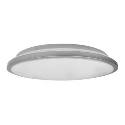 Plafón LED de sobreponer - 24W - Acabado plateado - Kelvin seleccionable
