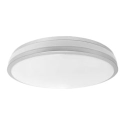 Plafón LED de sobreponer - 24W - Acabado plateado - Kelvin seleccionable