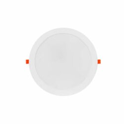Ojo de buey empotrable LED - 24W - Acabado blanco - Luz cálida