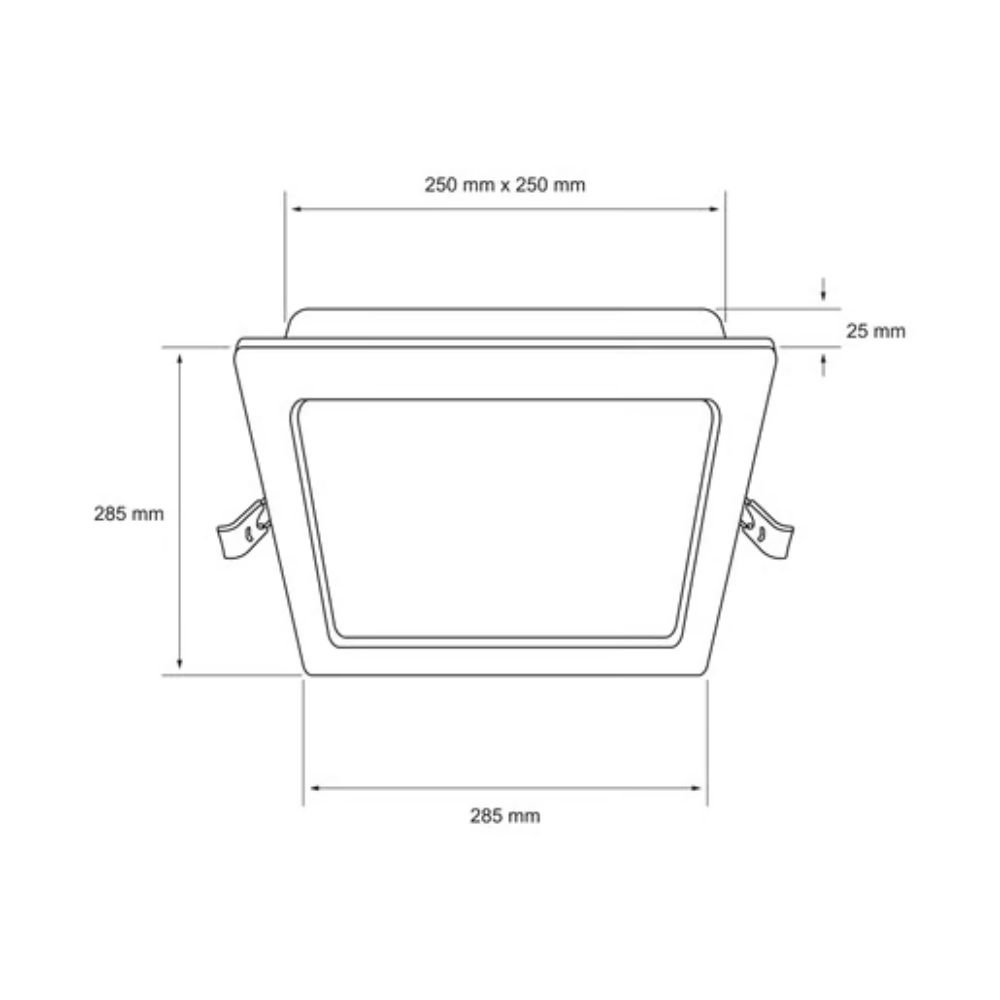 Ojo de buey empotrable LED - 24W - Acabado blanco - Luz fría 8 Ojo de buey empotrable LED - 24W - Acabado blanco - Luz fría - Imagen 8