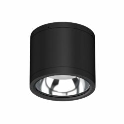 Cilindro de sobreponer LED - 25W - Acabado negro - Kelvin seleccionable