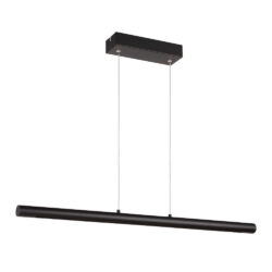 Lámpara de suspender XIHE - 36W - Acabado negro - Luz cálida