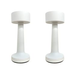 Lámpara de mesa IMAI I - 3W - Acabado blanco - Kelvin seleccionable - Paquete de 2 unidades