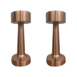 Lámpara de mesa IMAI I - 3W - Acabado bronce antiguo - Kelvin seleccionable - Paquete de 2 unidades