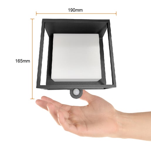Lámpara solar de pared - Todo en uno - 3W - Luz cálida 7 Lámpara solar de pared - Todo en uno - 3W - Luz cálida - Imagen 7