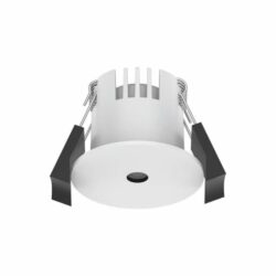 Ojo de buey empotrable LED - 3W - Acabado blanco - Luz cálida