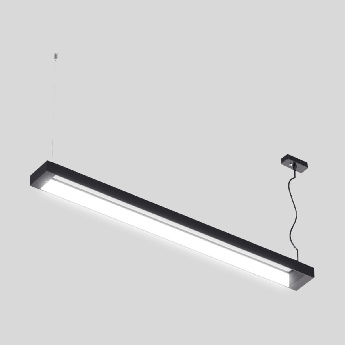 Lámpara de suspender TARAZED - 40W - Acabado negro - Luz templada 2 Lámpara de suspender TARAZED - 40W - Acabado negro - Luz templada - Imagen 2
