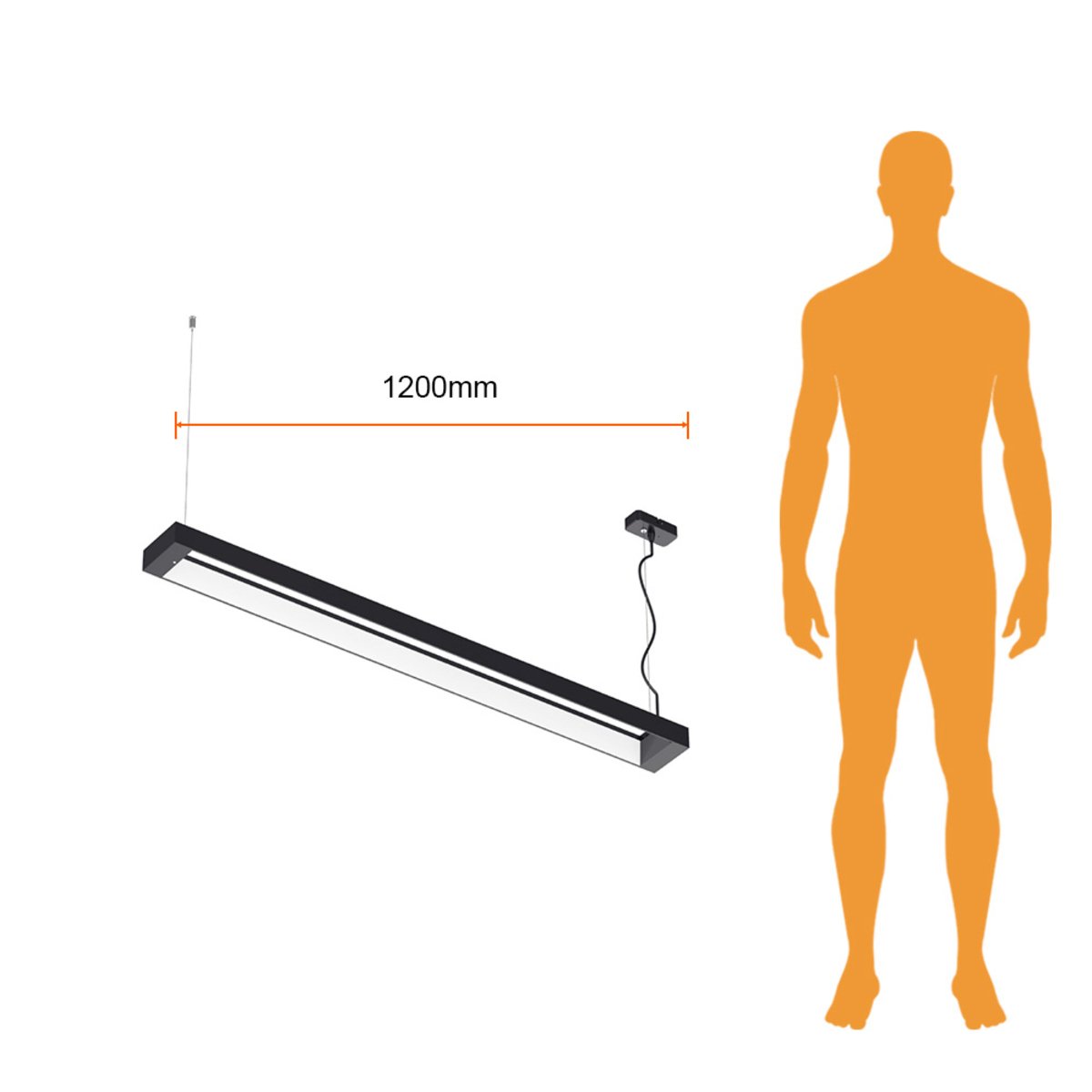 Lámpara de suspender TARAZED - 40W - Acabado negro - Luz templada 4 Lámpara de suspender TARAZED - 40W - Acabado negro - Luz templada - Imagen 4