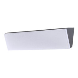 Lámpara de pared exterior - LED Integrado - 42W - Luz cálida - Acabado gris