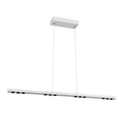 Lámpara de suspender ZUBENE V - 43W - Acabado blanco - Luz cálida