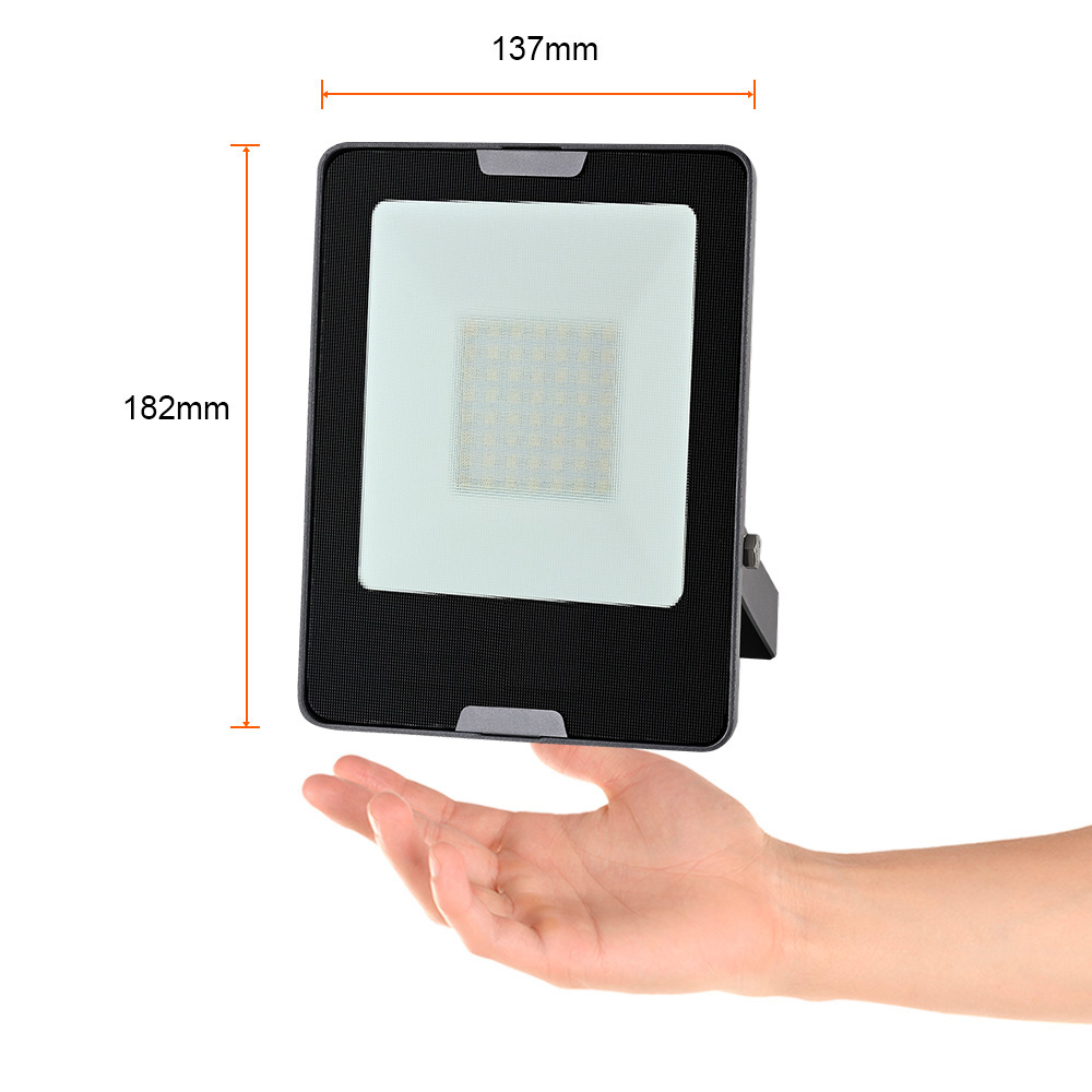 Reflector de exterior - LED integrado - 50W - Luz suave cálida 3 Reflector de exterior - LED integrado - 50W - Luz suave cálida - Imagen 3