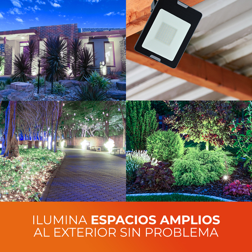 Reflector de exterior - LED integrado - 50W - Luz fría 4 Reflector de exterior - LED integrado - 50W - Luz fría - Imagen 4