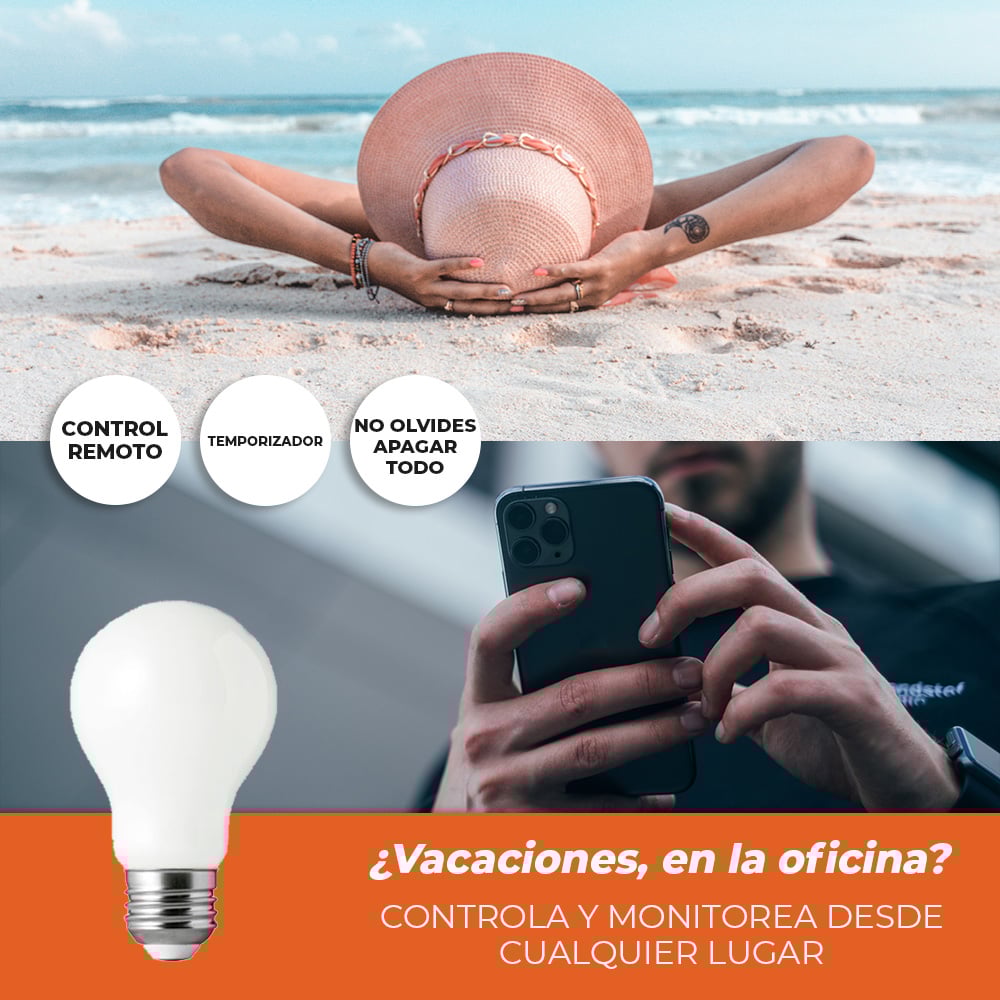 Bombilla LED A19 GLARE SMART F - 5.5W - Luz Blanca Dinámica 6 Bombilla LED A19 GLARE SMART F - 5.5W - Luz Blanca Dinámica - Imagen 6