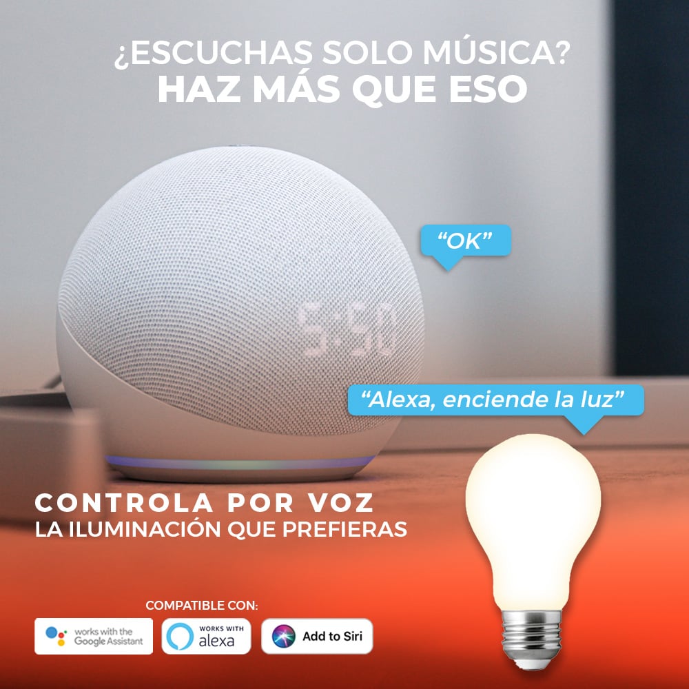 Bombilla LED A19 GLARE SMART F - 5.5W - Luz Blanca Dinámica 7 Bombilla LED A19 GLARE SMART F - 5.5W - Luz Blanca Dinámica - Imagen 7